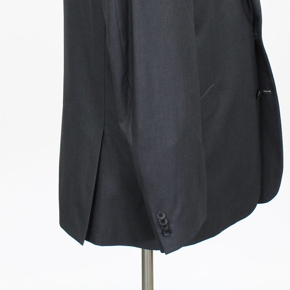 Kenneth Cole 46L Gray Solid 2-Button Sport Coat Blazer Jacket V354 - Picture 6 of 11